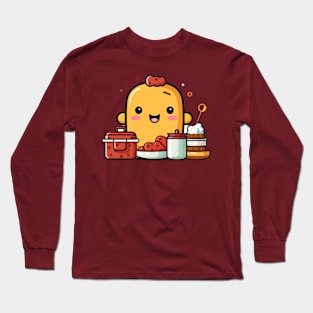 kawaii bento sushi T-Shirt cute  funny Long Sleeve T-Shirt